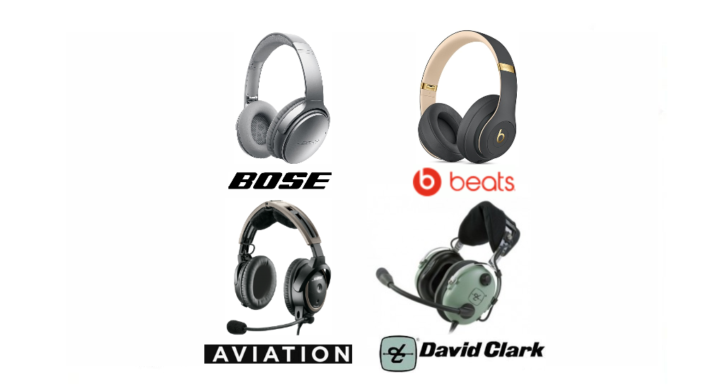 Bose, Beats Headphones - Bose Aviation & David Clark 